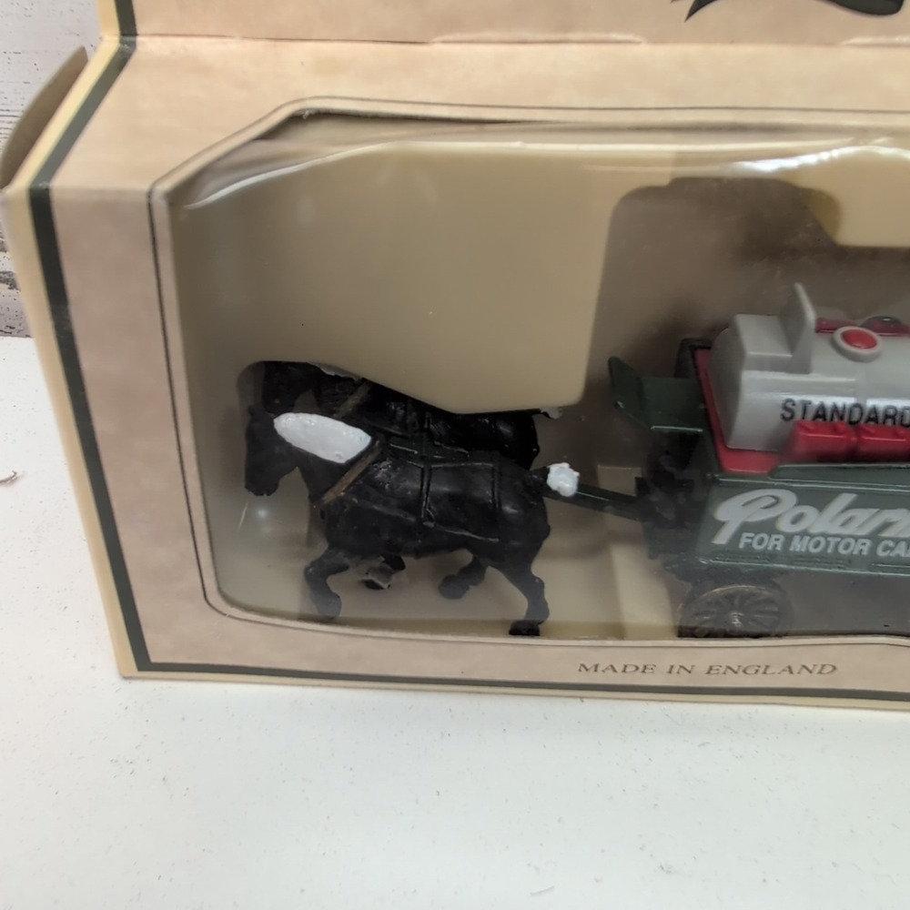 Standard Oil Company VINTAGE Polarine Motor Cars Horse Drawn Wagon Chevron No. 9 - Picture 4 of 7